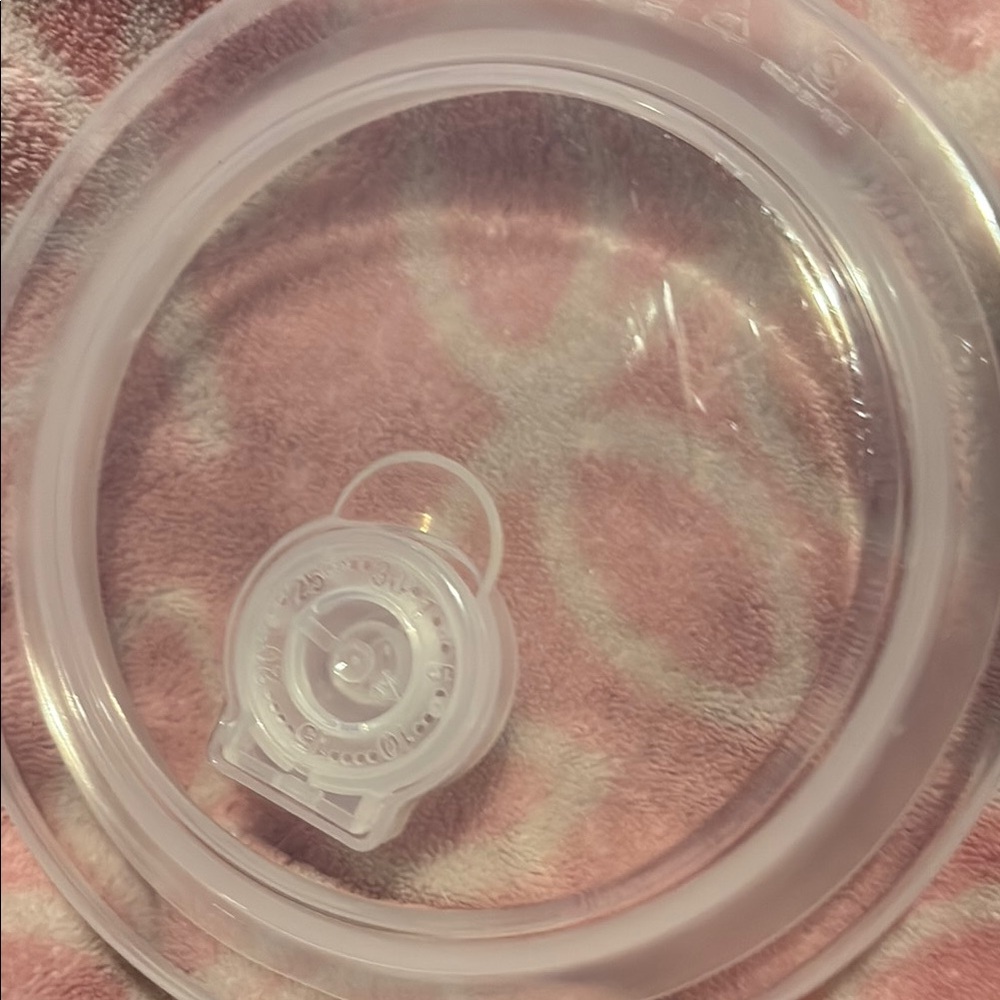 Hello Kitty Pink and White Bowl with Lid - Picture 3 of 4
